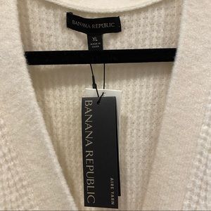 New Banana Republic Waffle Cardigan